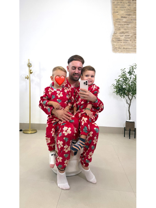 Pijama navidad galleta mujer