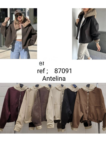 Bomber antelina capucha