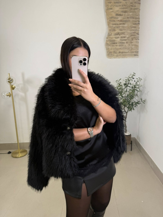 Lencero combinado encaje negro