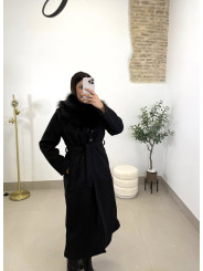 Abrigo paris (pelo desmontable) negro