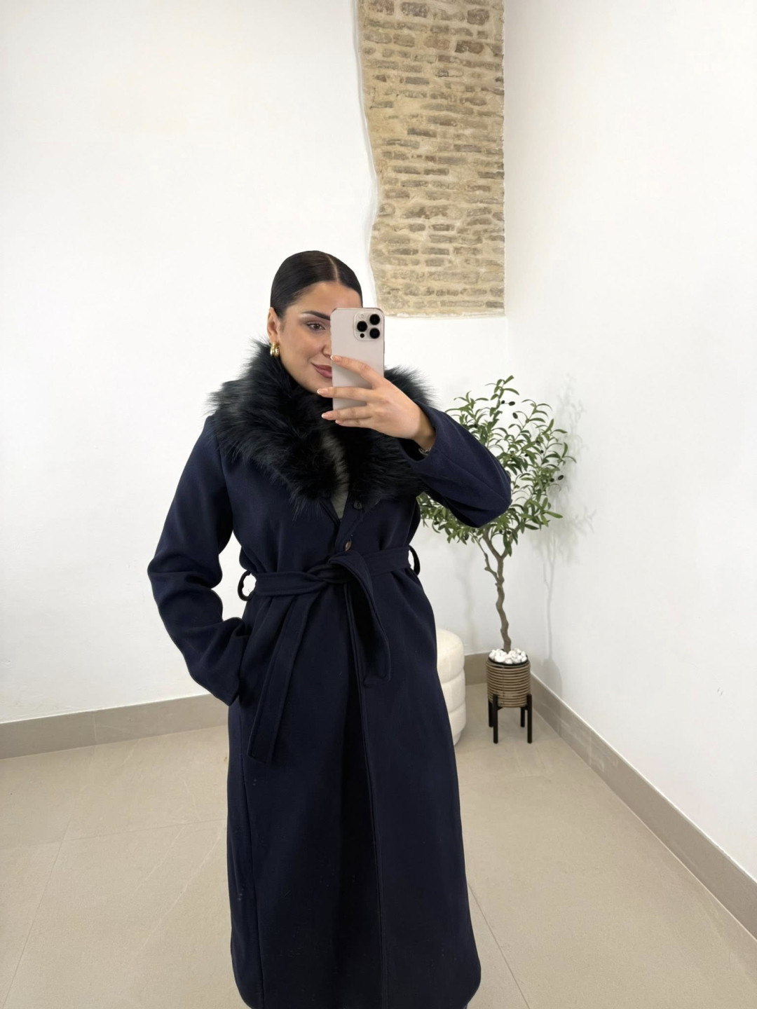 Abrigo paris azul marino