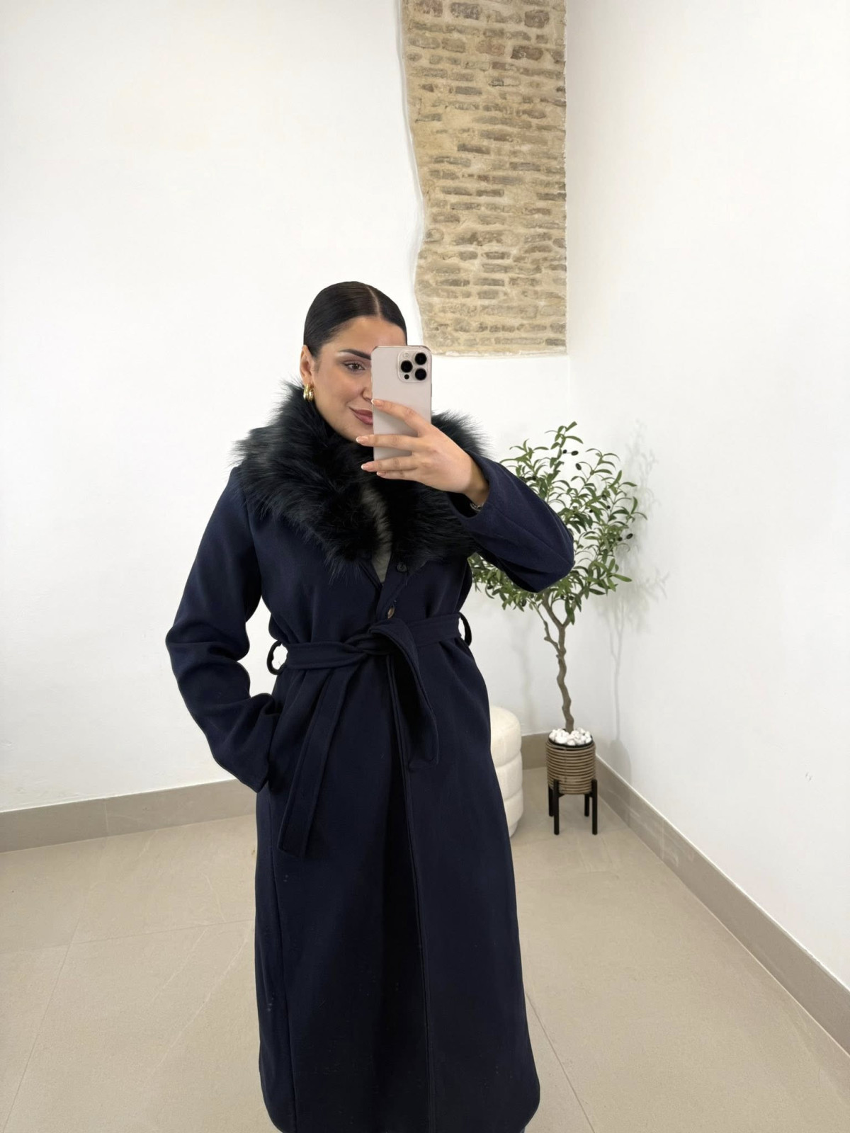 Abrigo paris azul marino