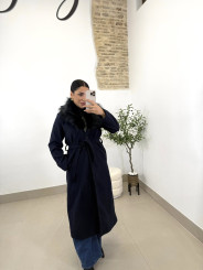 Abrigo paris azul marino