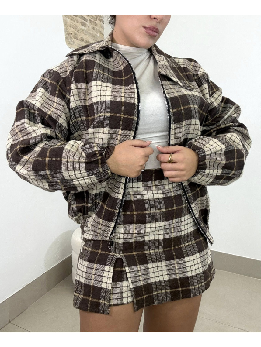 falda pantalón cuadros