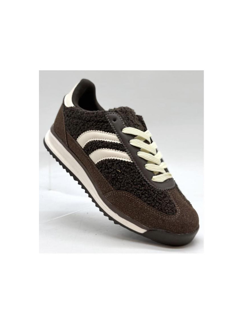 zapatillas bruselas marrón