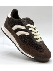 zapatillas bruselas marrón