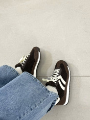 zapatillas bruselas marrón