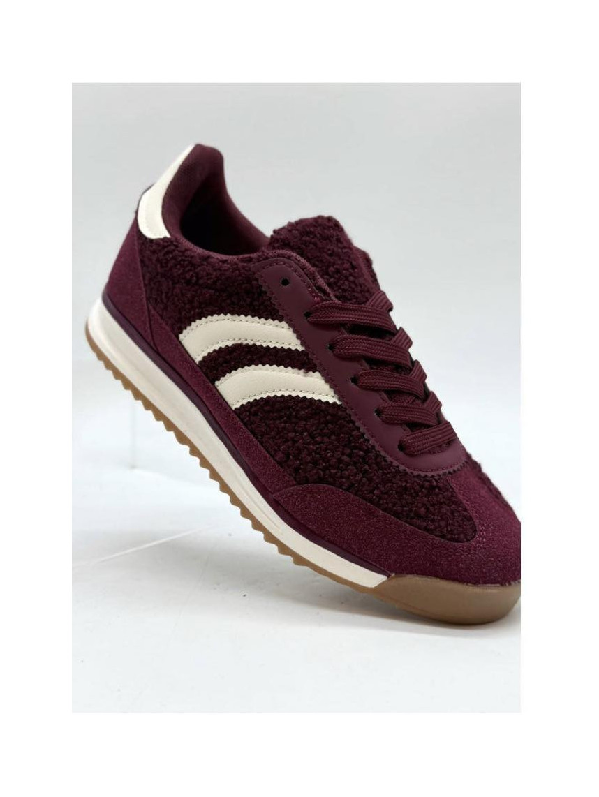 zapatillas bruselas tinto