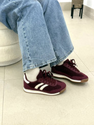 zapatillas bruselas tinto