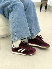 zapatillas bruselas tinto