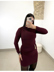vestido mara tinto