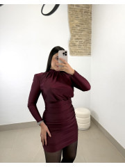vestido amanda tinto