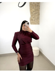 vestido amanda tinto