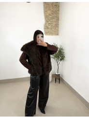 Pantalon polipiel corte recto