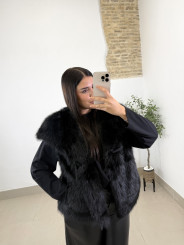 Chaleco pelo negro