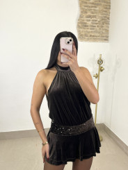 vestido sindy marron