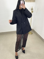 vestido elena encaje negro