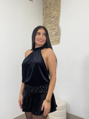 vestido sindy negro