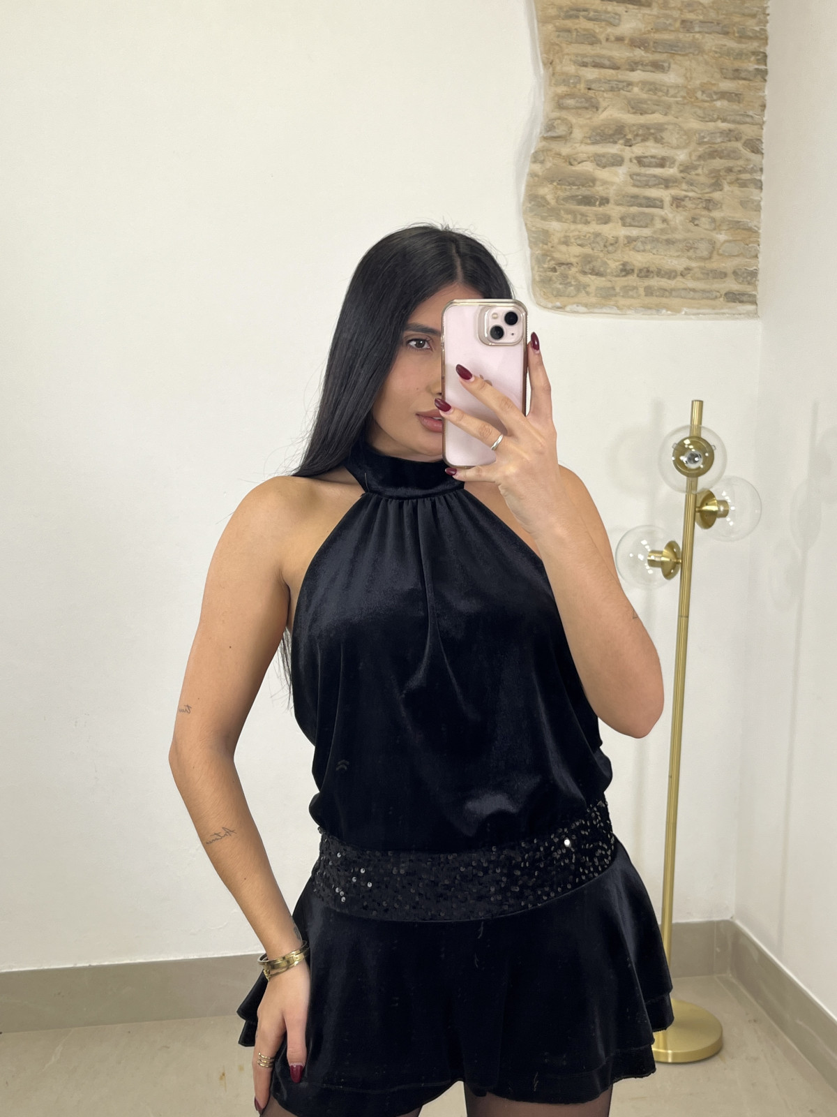 vestido sindy negro