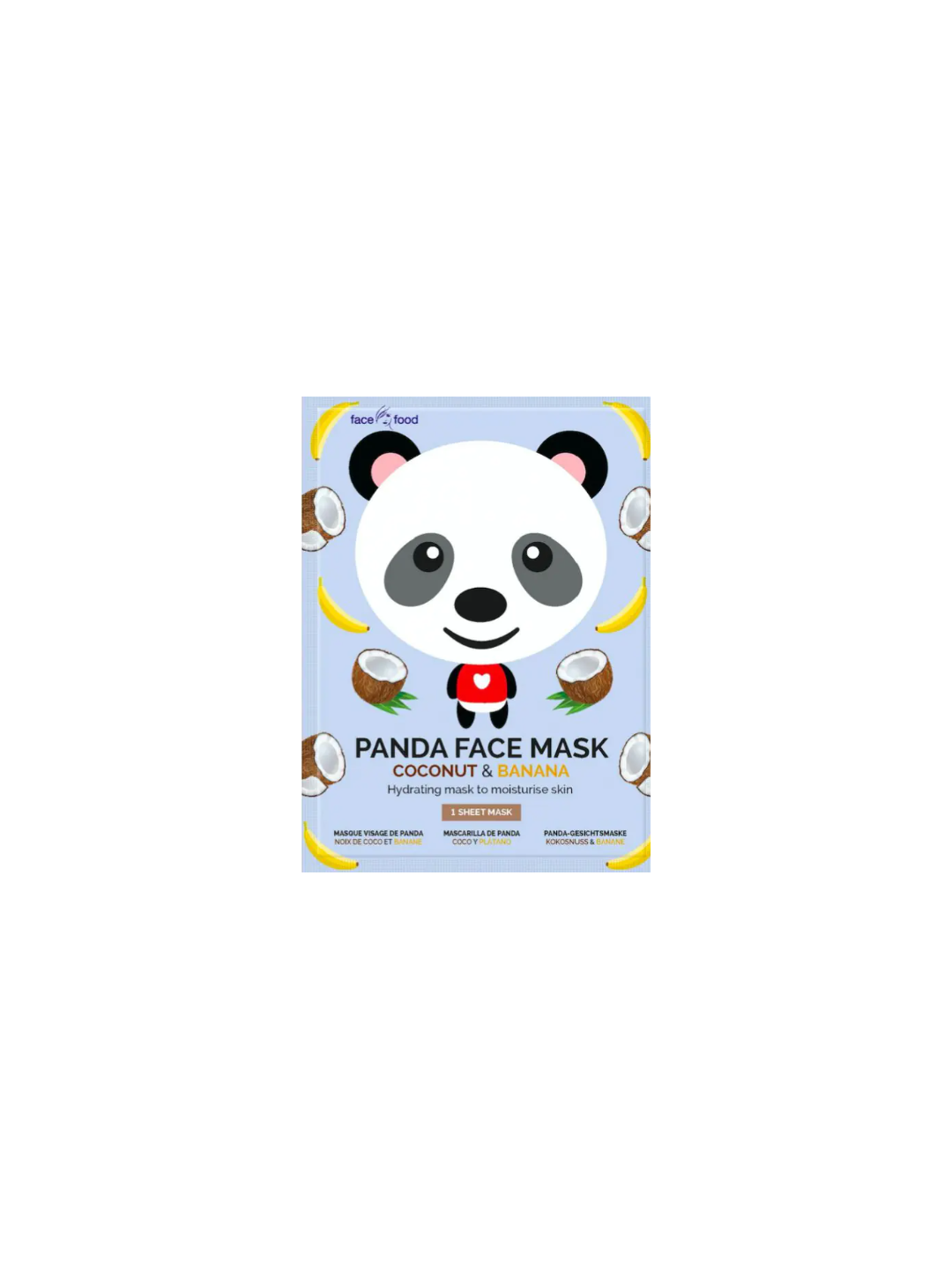 Mascarilla Panda de Coco y Banana