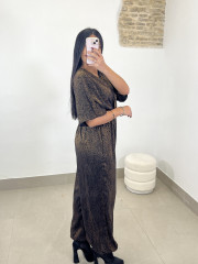 Mono satinado estampado animal print