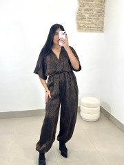 Mono satinado estampado animal print