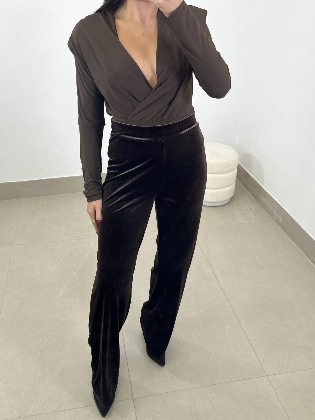 Pantalon terciopelo marron