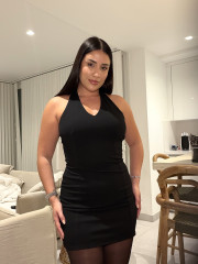 vestido espalda lazo tinto