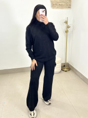 Conjunto punto cargo negro