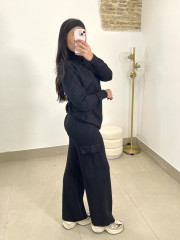 Conjunto punto cargo negro