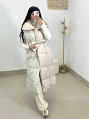 Conjunto punto cargo beige