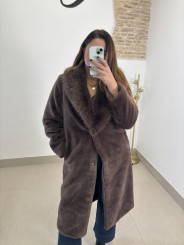 Abrigo moscu marron