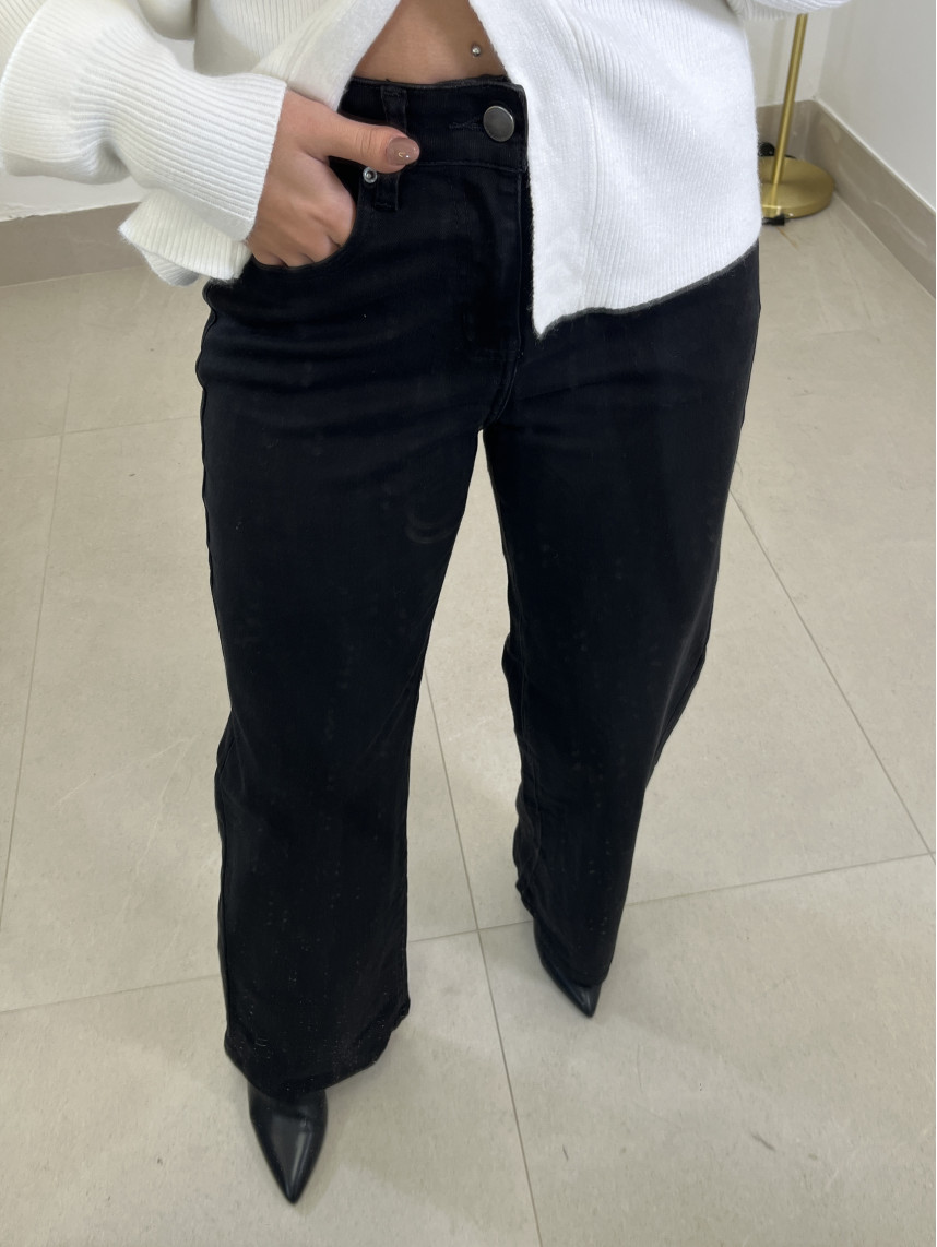 pantalon vaquero negro