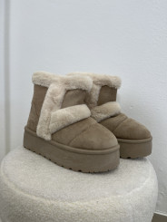 Bota osito combinada pelos