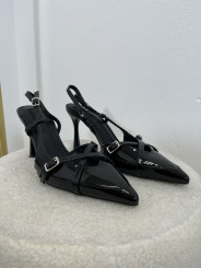 Sandalia tacon negra