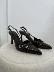 Sandalia tacon chocolate