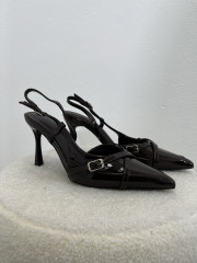 Sandalia tacon chocolate