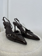 Sandalia tacon chocolate