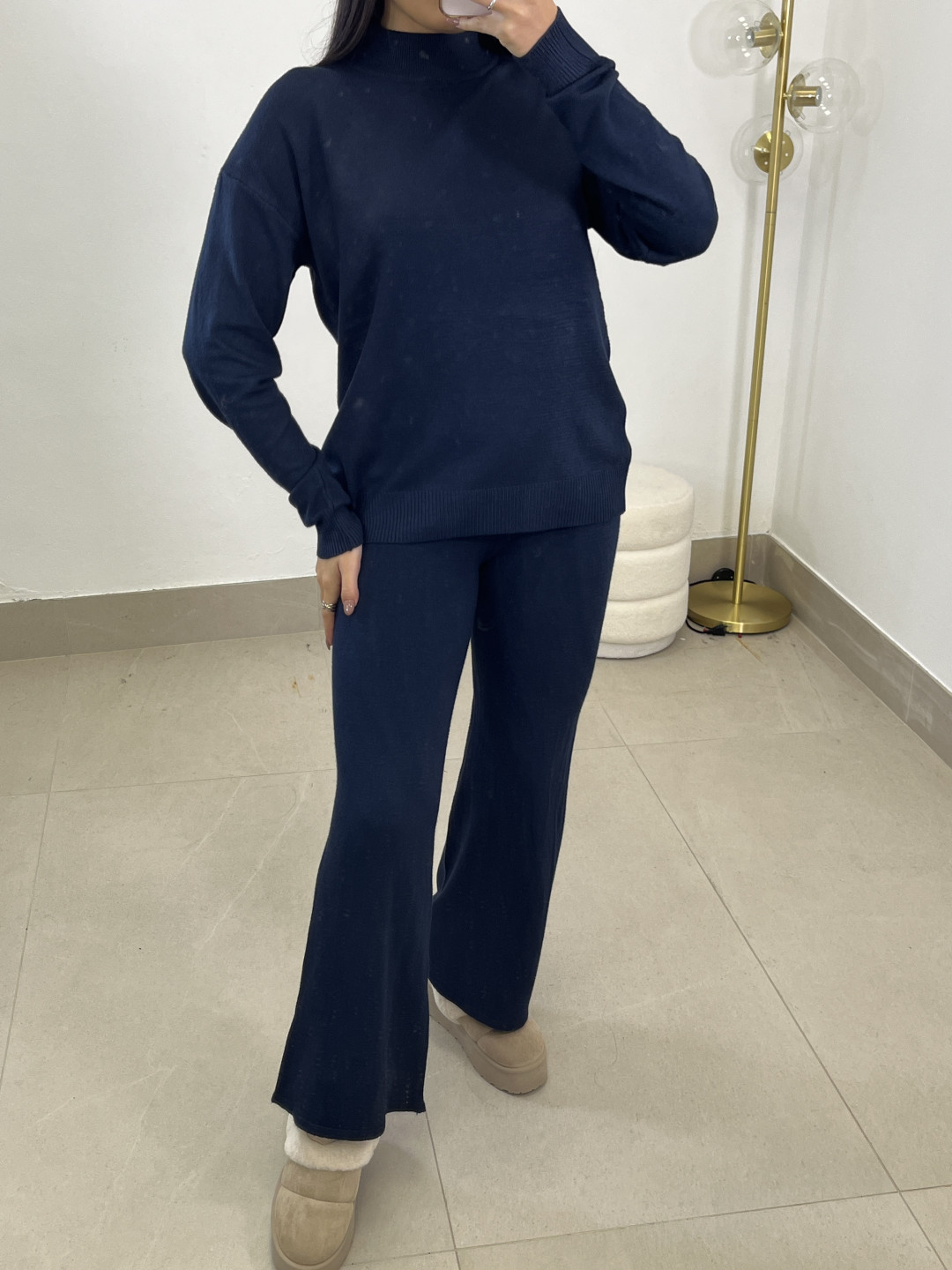 conjunto punto milan azul