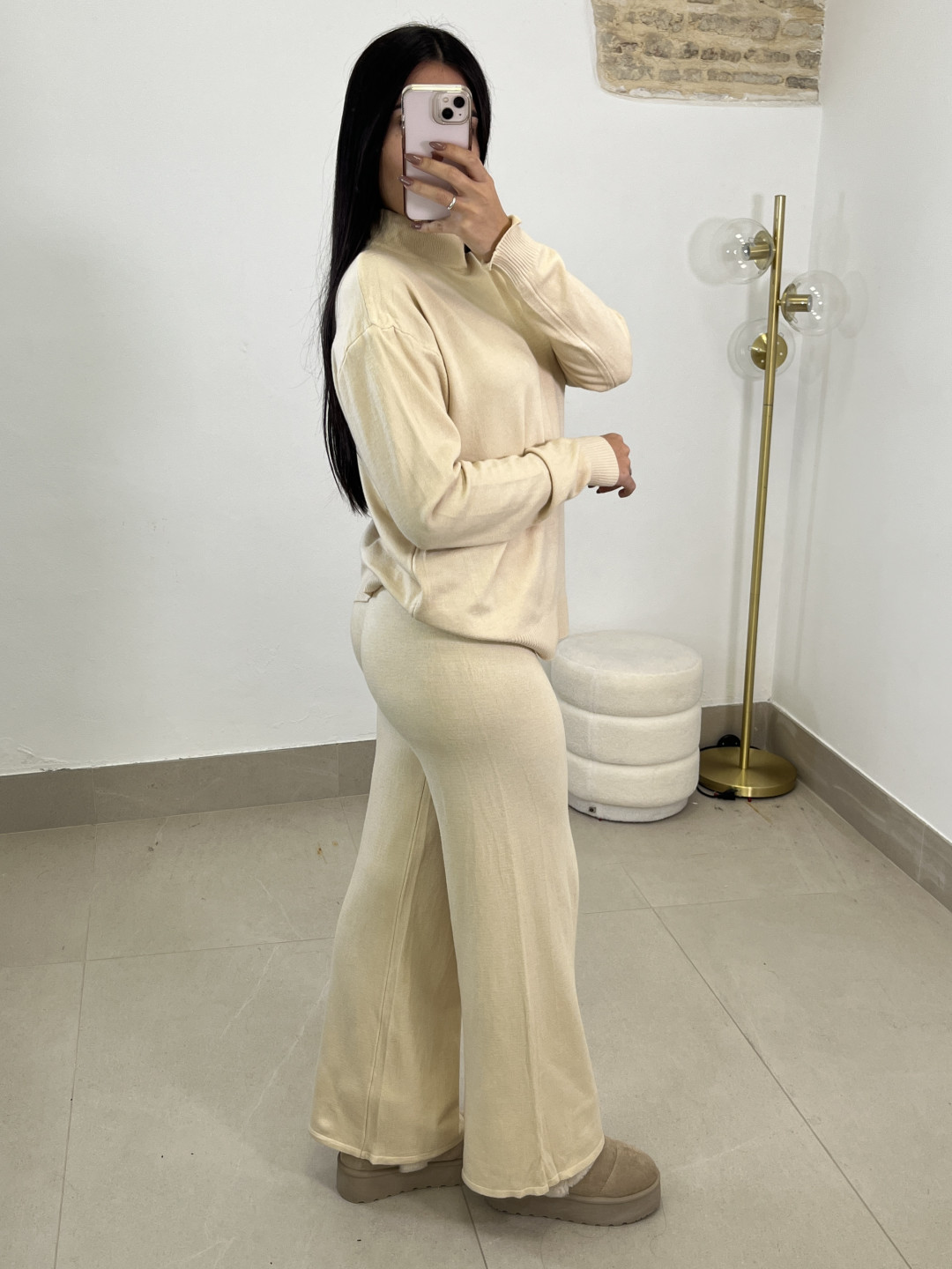 conjunto punto milan beige