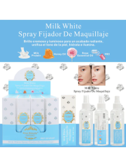 Spray Fijador de Maquillaje. Serie Milk White.