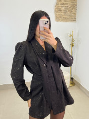 vestido | Mono destellos chocolate