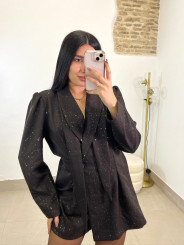 vestido | Mono destellos chocolate