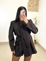 vestido | Mono destellos chocolate