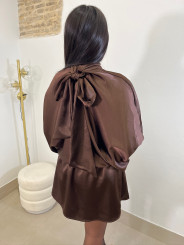Vestido Celia chocolate