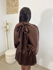 Vestido Celia chocolate