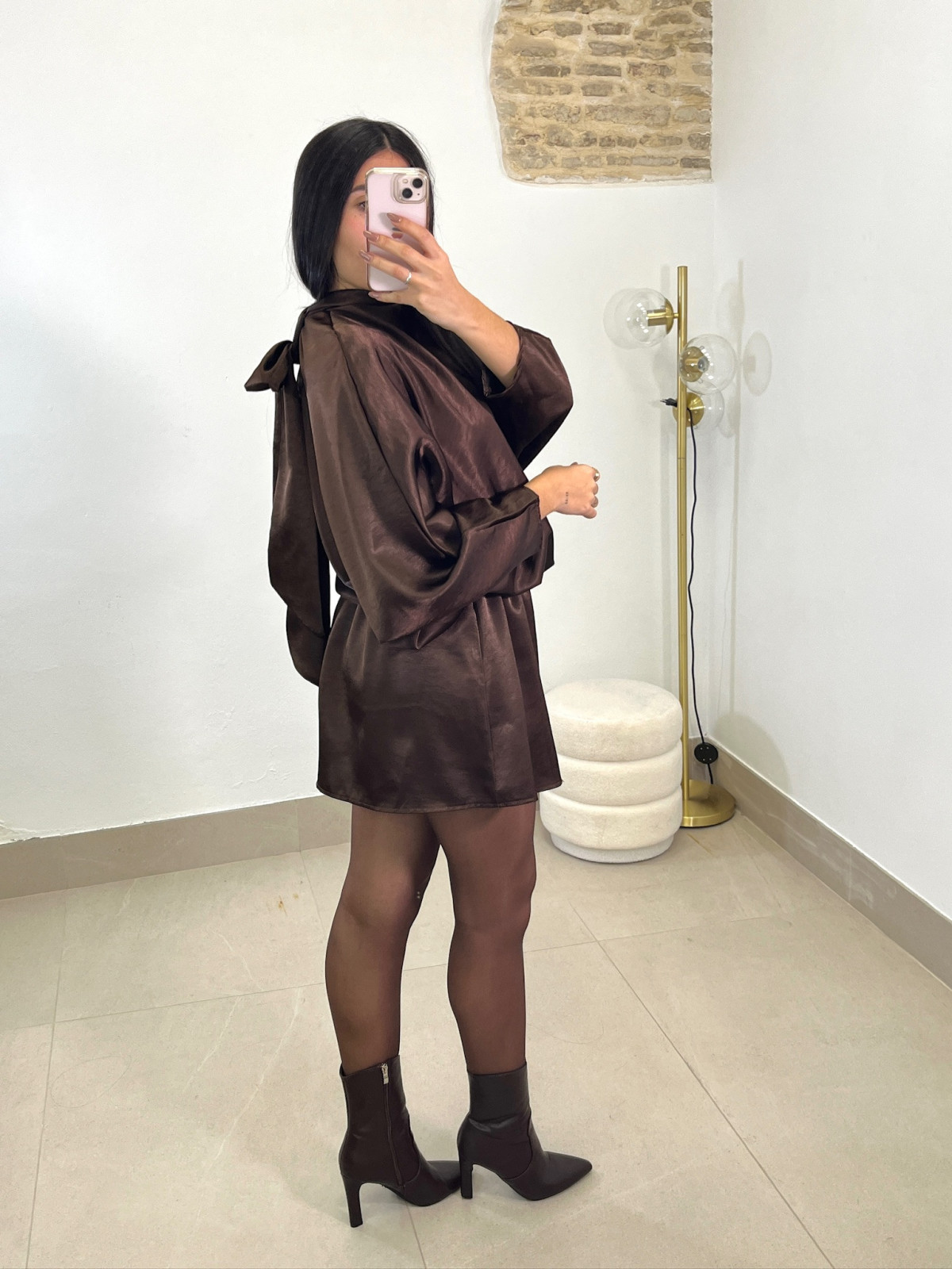 Vestido Celia chocolate