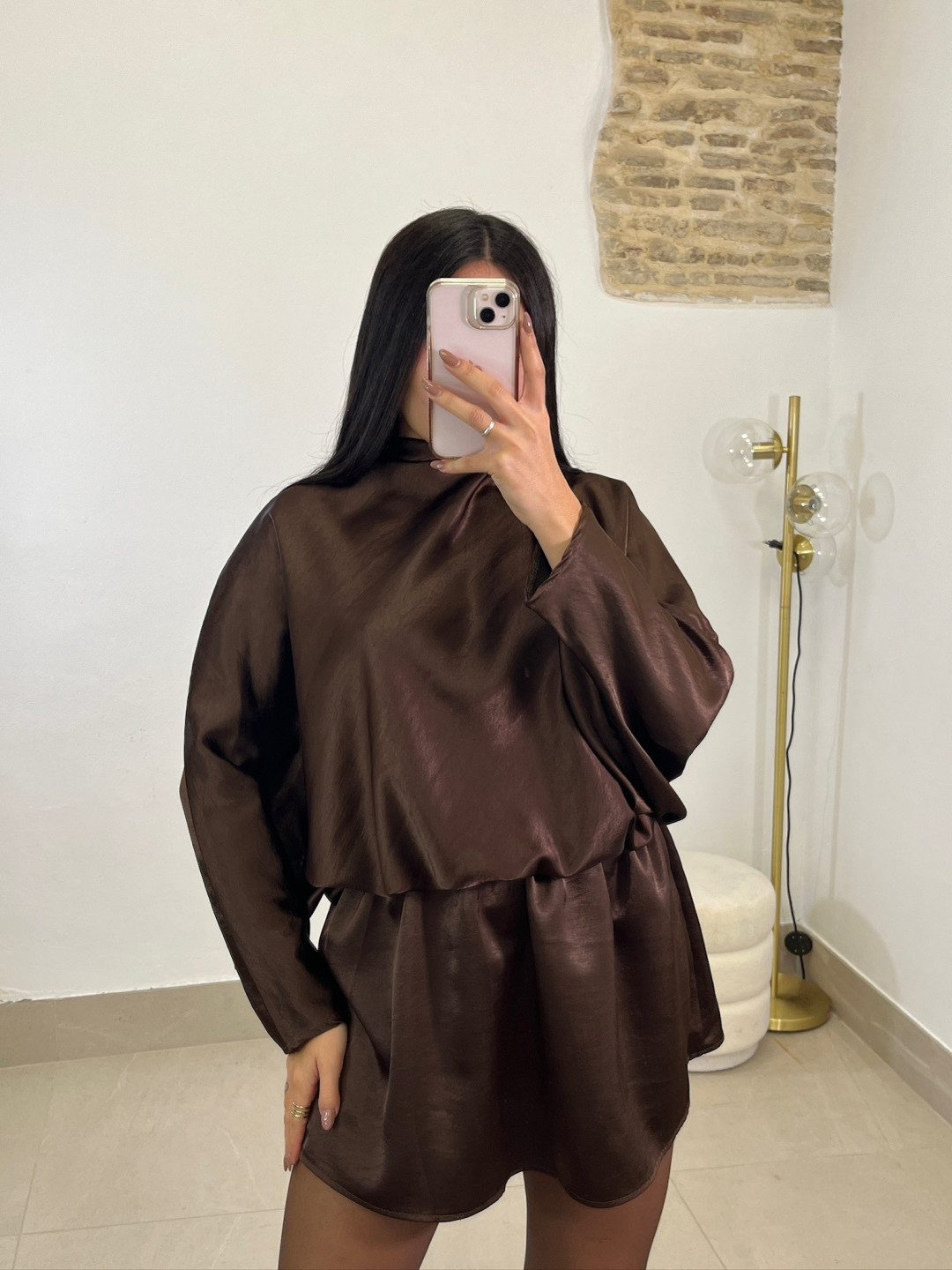 Vestido Celia chocolate