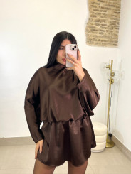 Vestido Celia chocolate