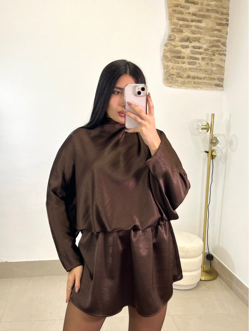 Vestido Celia chocolate